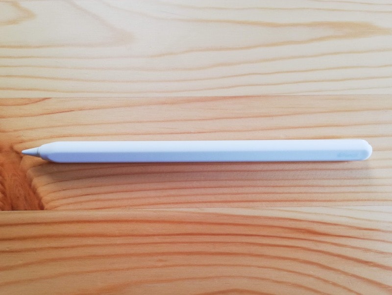 Apple Pencilのシリコン保護ケースの装着