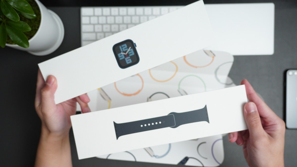 Apple Watch SE2のパッケージ